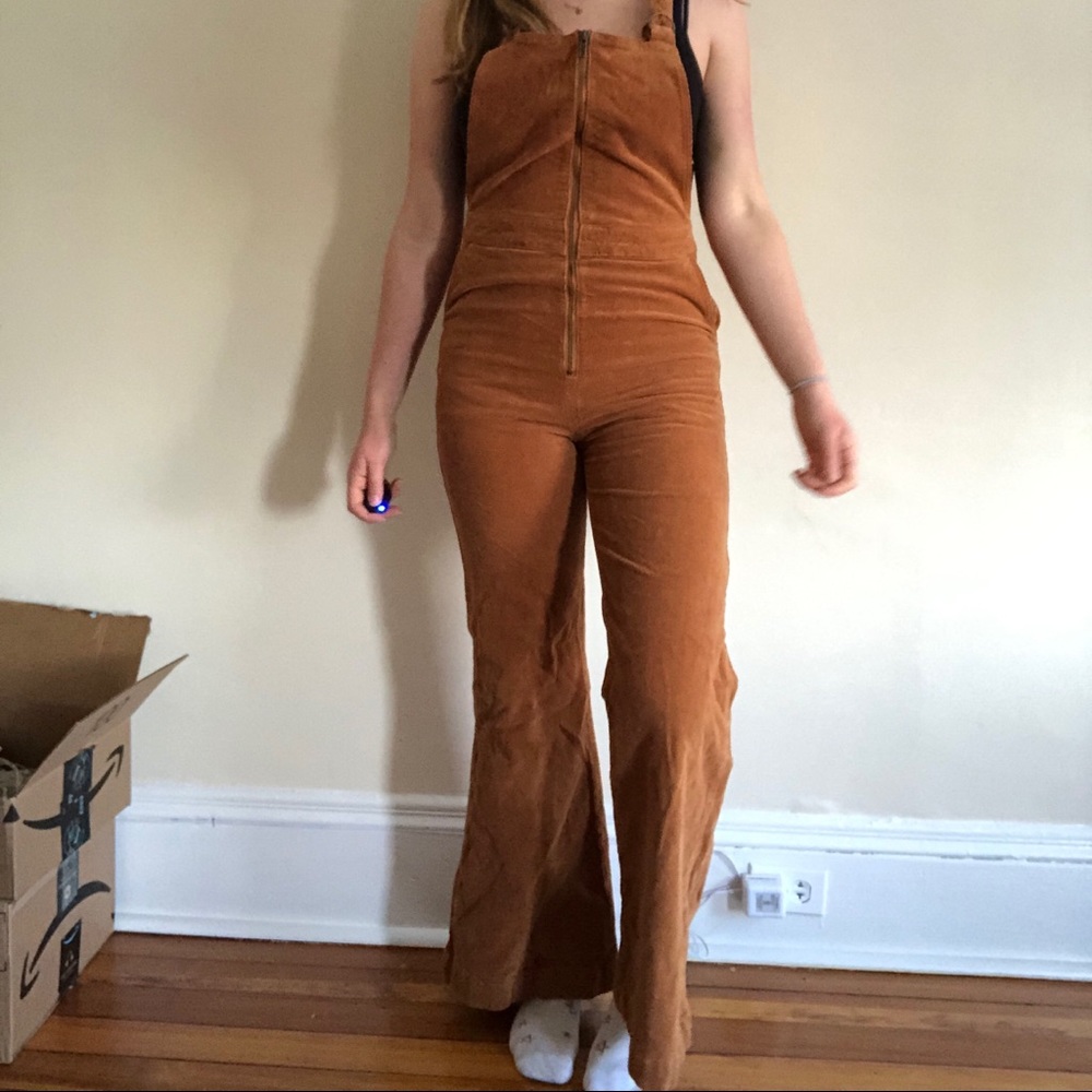 Rolla’s East Coast Flare Corduroy Overalls